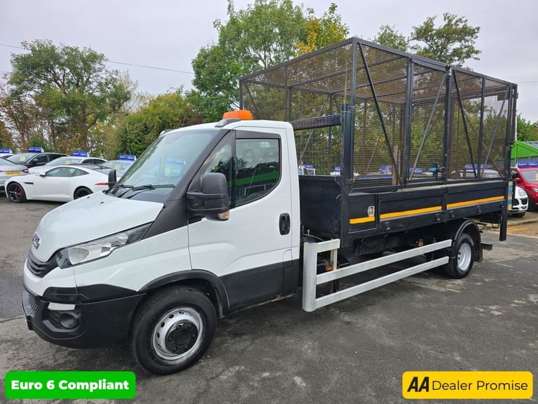 2019 Iveco Daily 3.0D HPI 65C caged Tipper in white, 45,000 miles, 1 owner, Euro 6 ULEZ, 6-s TIPP...