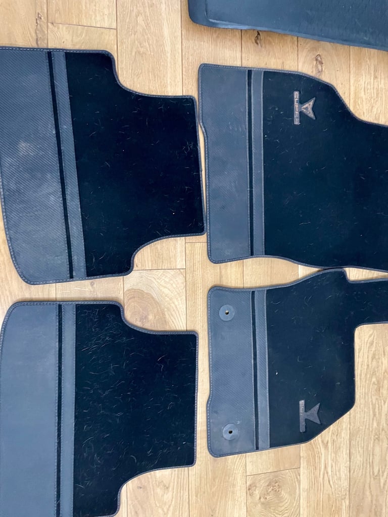 Floor mats and boot liner