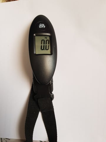 PRIMARK Black Digital Travel Luggage Weighing Scale in Easter