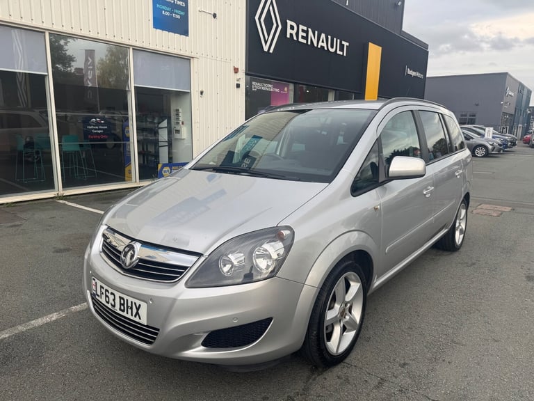 2013 Vauxhall Zafira 1.6i [115] Exclusiv 5dr MPV Petrol Manual
