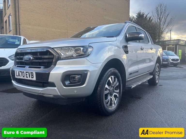 2020 Ford Ranger 2.0 EcoBlue Wildtrak in silver, 56,000 miles, 2 owners, Euro 6 ULEZ, 4x4, a PICK...