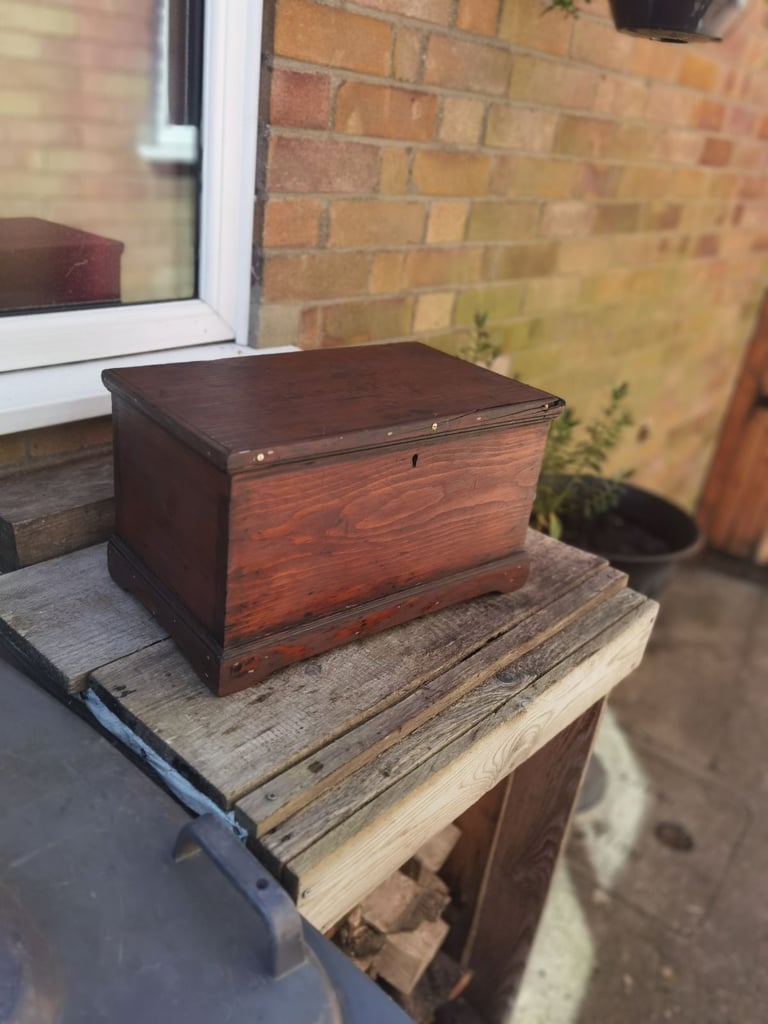  Rhodesian Black Wood Jewellery Box