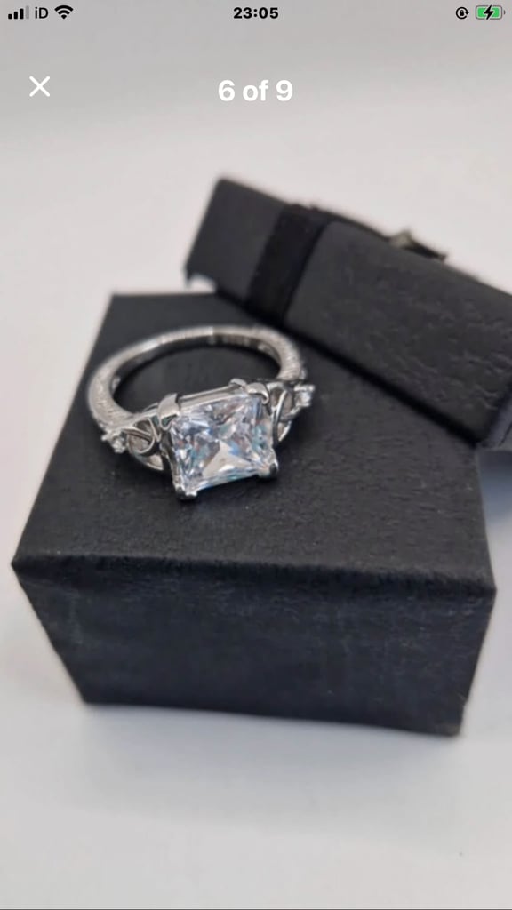 Contemporary Square Cut Ring 