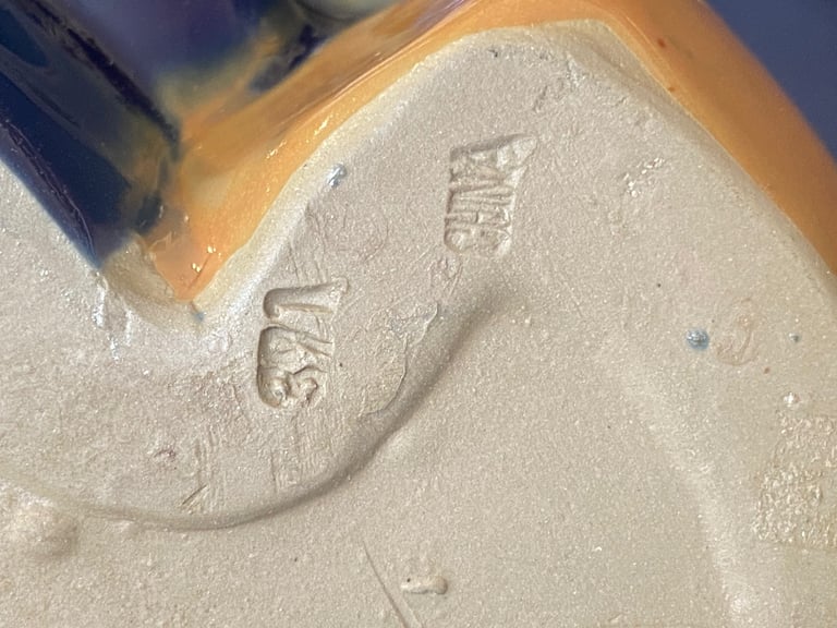 A scarce collection of 6 pieces of Chinese handcrafted clay pieces of Mudmen characters