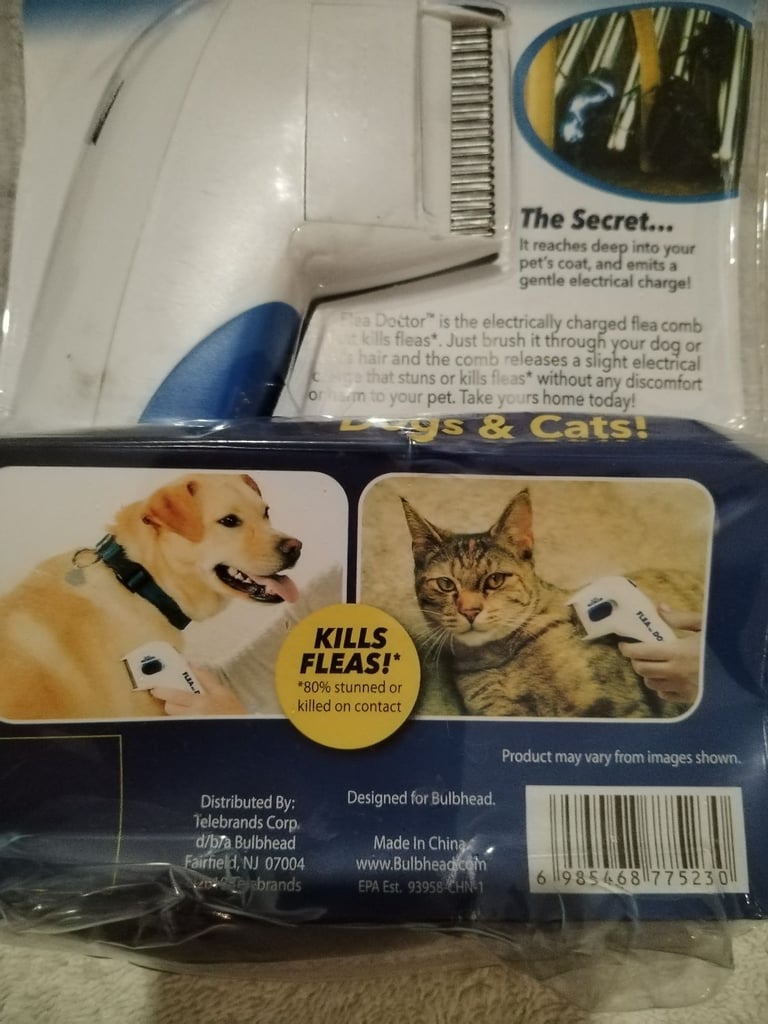Pet flea treatment machine kills fleas 