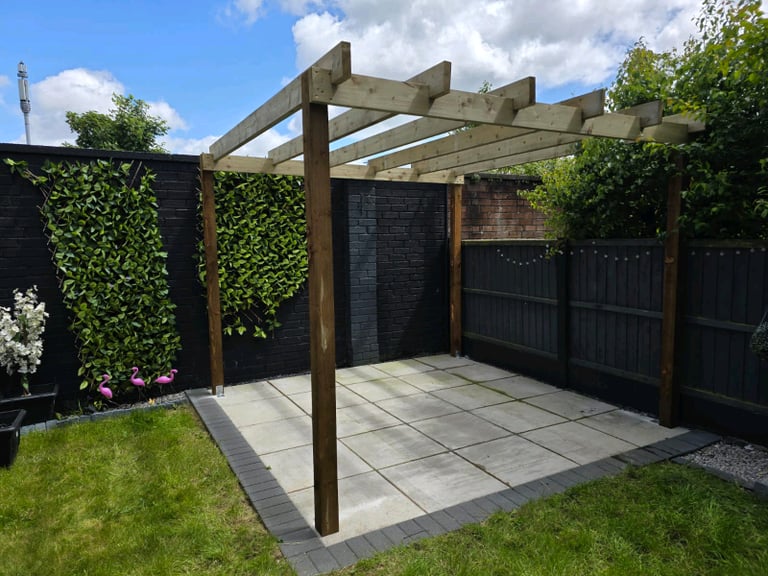 4M X 3M PERGOLA ASSEMBLED FREE LOCAL DELIVERY ST HELENS 