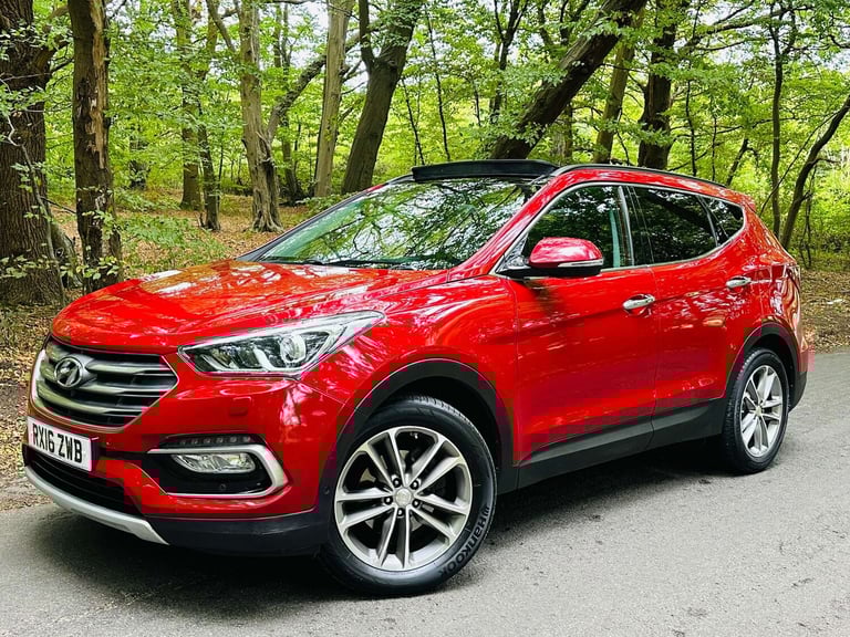 2016 Hyundai Santa Fe 2.2 Santa Fe Premium SE Blue Drive CRDi Auto 4WD 5dr SUV Diesel Automatic