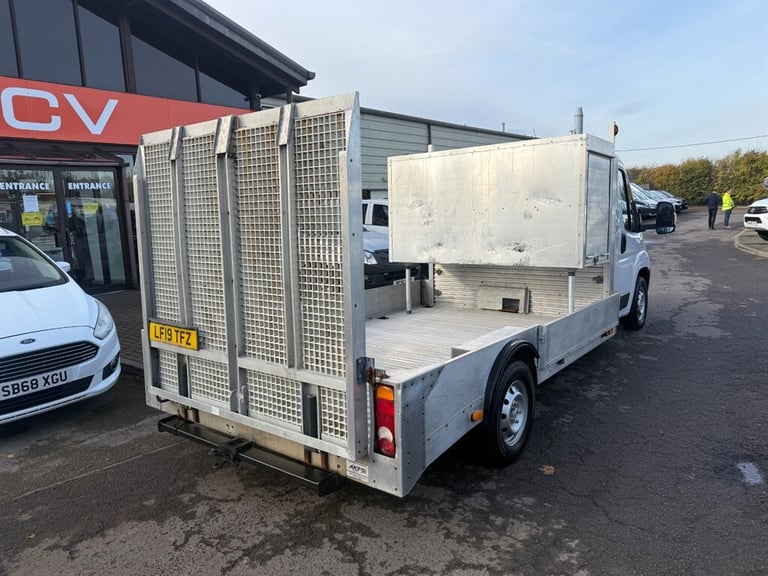 2019 Fiat Ducato 35 MULTIJET II FLAT BED TRANSPORTER MOWER DIGGER NO VAT CHASSIS CAB DIESEL Manual