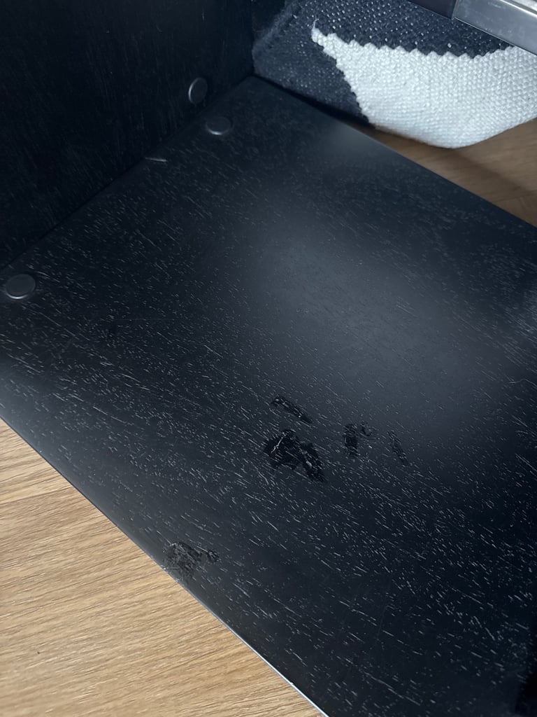 Low bookshelf “L” shaped side table 