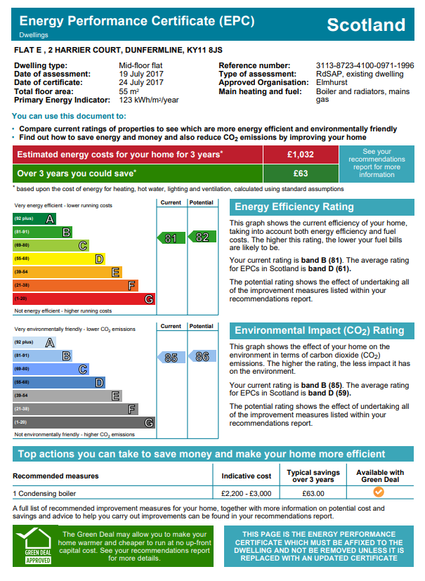 Fully Furnished Luxury one bed flat - Duloch Park