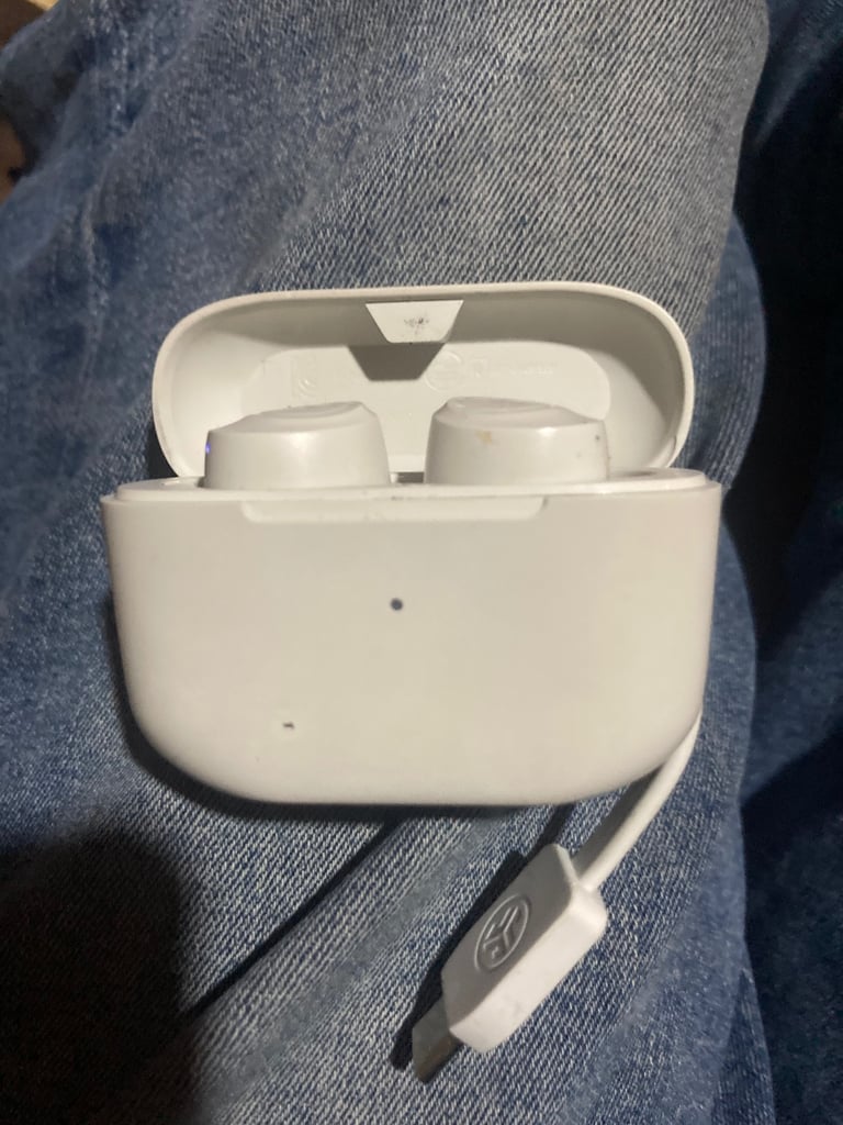 image for J lab pop+ headphone with built in charger lead