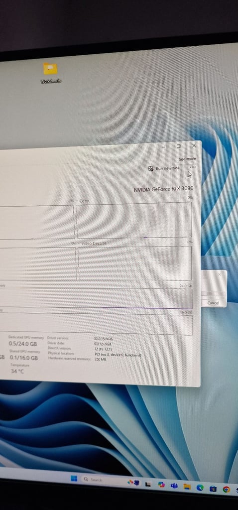 24gb RTX 3090 Gaming pc 32gb ram AMD 5800x 8 core cpu 