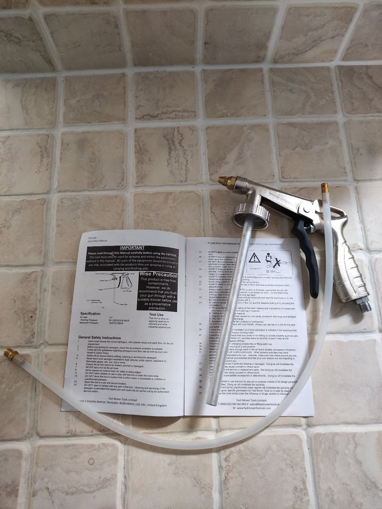 Fast Mover Quality Underbody Coating Gun (New)