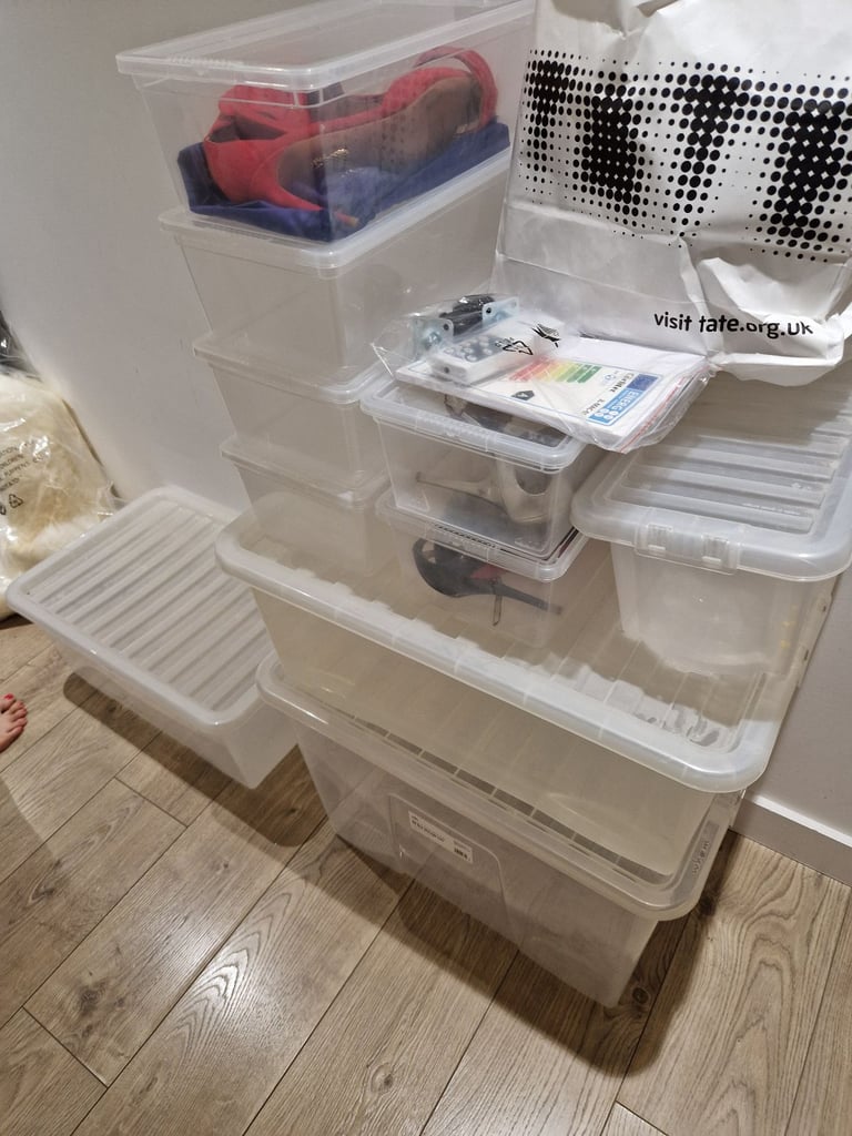 image for Plastic storage containers