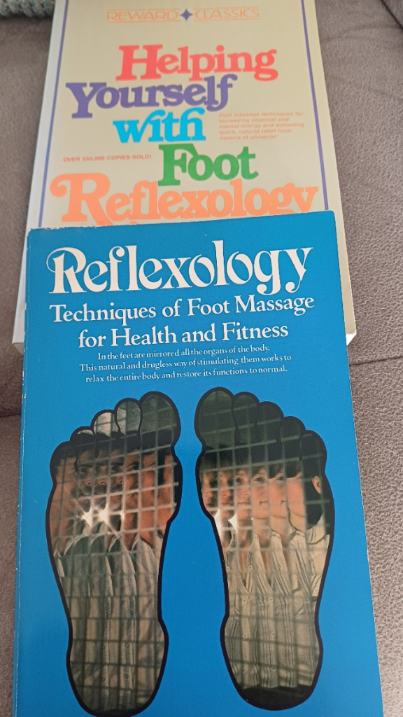 Reduced price 8 Reflexology Books great for student and learning .