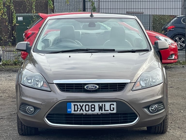 FORD FOCUS CONVERTIBLE CC CC3 + FULL LEATHERS + LONG MOT + LOW 54K MILES * 