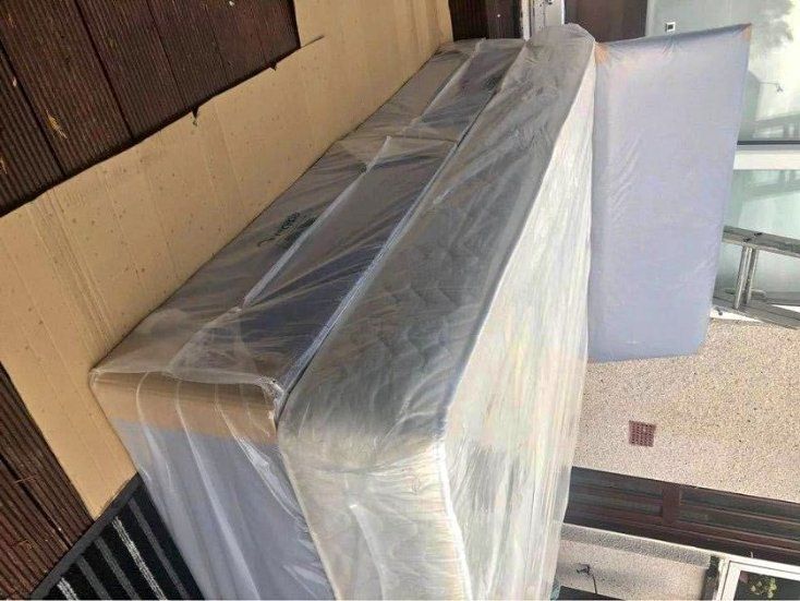 image for Complete Bed Set – Double Frame & Mattress – Delivery ASAP