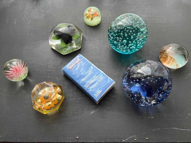 image for Paperweights some glass minor damage hence price 