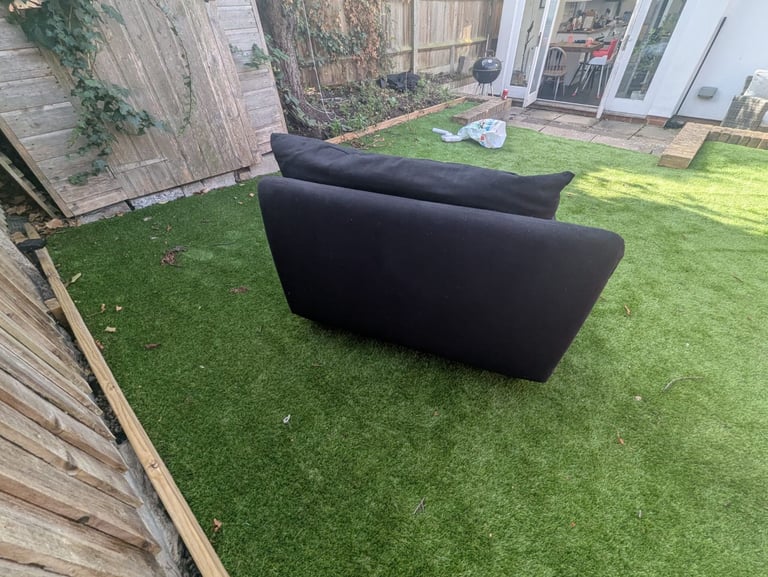 IKEA Soderhamn sofa (2 modules!) w. black Bemz covers £290 (original price £1,500!)