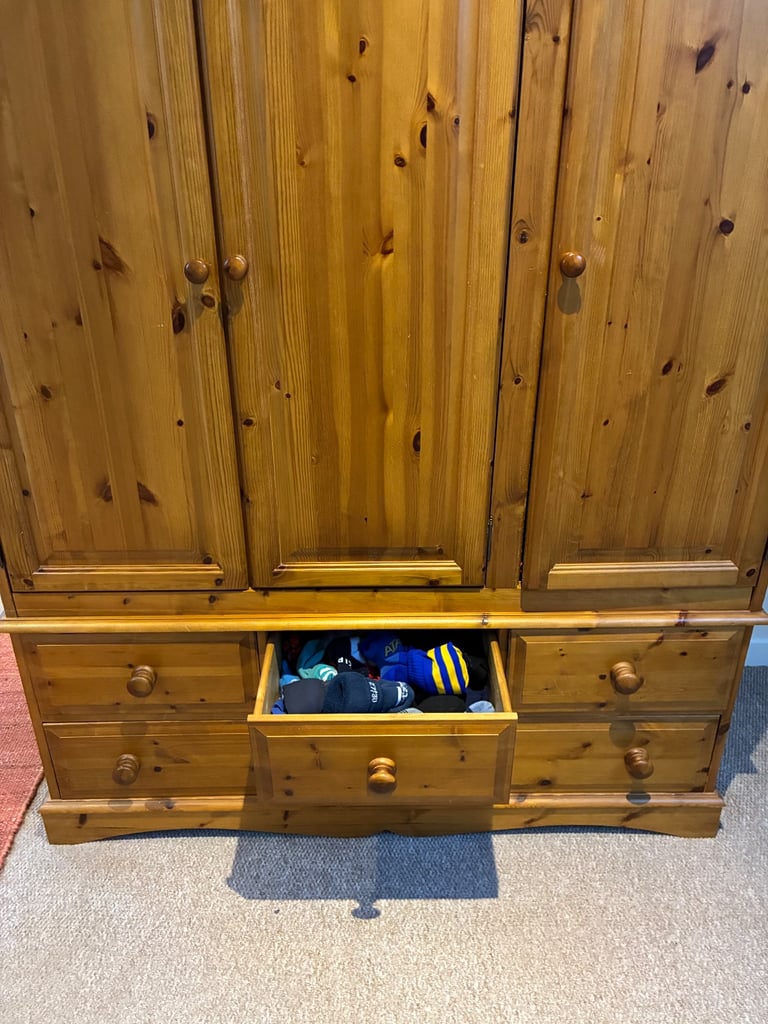 Wooden wardrobe 