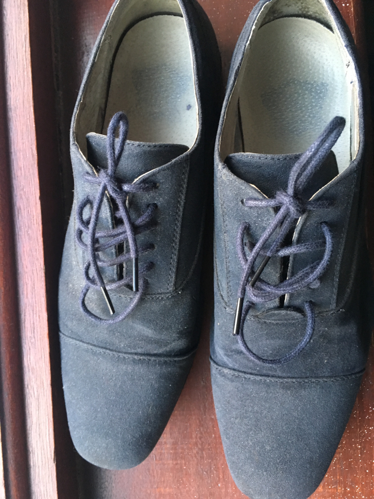 Men’s Navy Suede Shoes