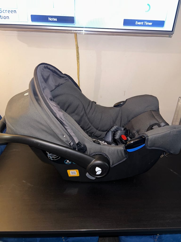 Joie Car Seat, Car Seat Base and Stroller 