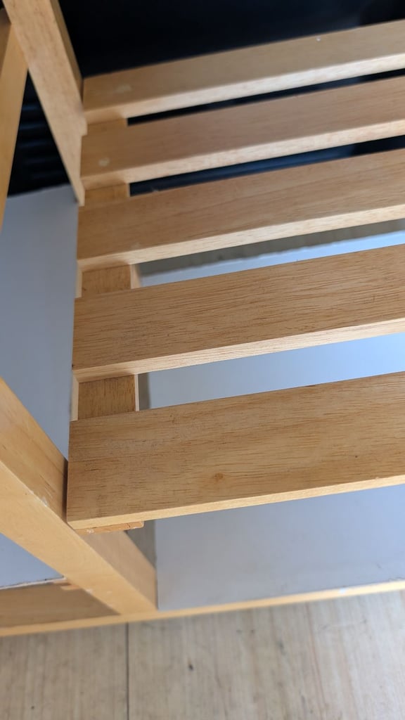 Wooden kitchen trolley with storage