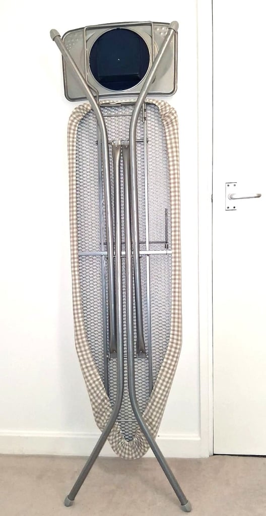 IRONING BOARD EXTRA WIDE/ FOLDABLE / AND  TEFAL IRON IN PERFECTLY CONDITION