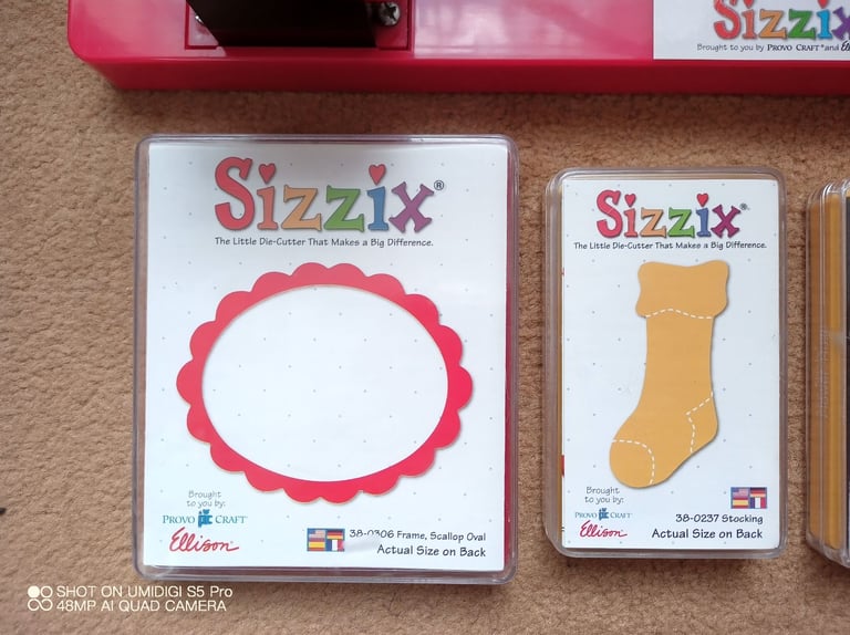 Original Red Sizzix Die Cutting Machine 