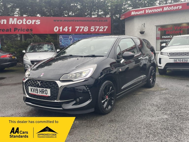 2019 DS Automobiles DS 3 1.2 PureTech Performance Line EAT6 Euro 6 (s/s) 3dr HATCHBACK Petrol Aut...