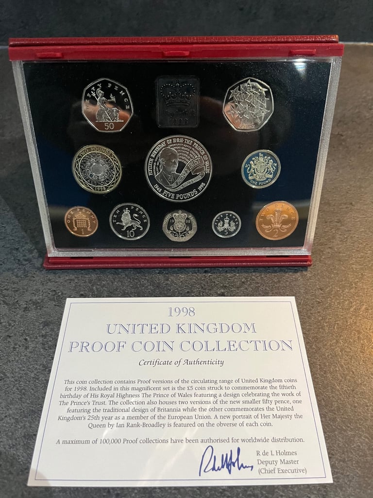 image for 1998 Deluxe Proof Coin Set