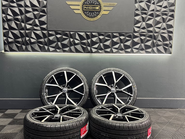 image for 19” inch Vw estoril golf r gti alloys wheels 5x112 caddy Px welcome 