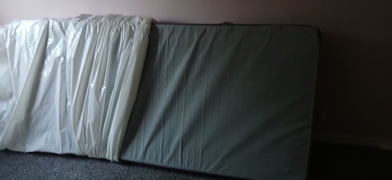 Brand new single bed and Hovac mattress for sale