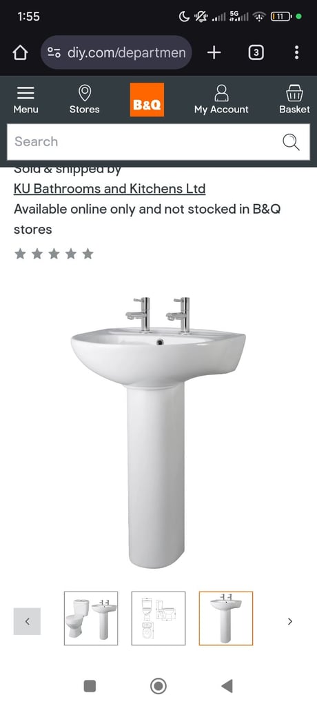 image for Pedestal and sink