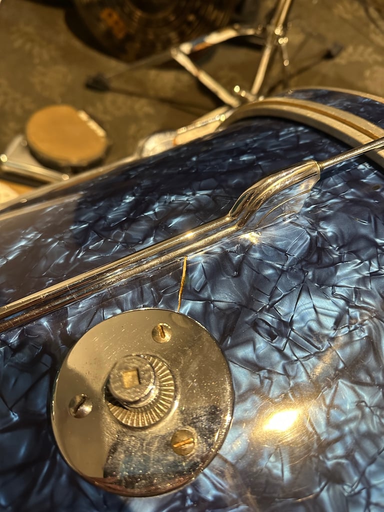 1960s Premier Blue Pearl Drums Various Sizes 