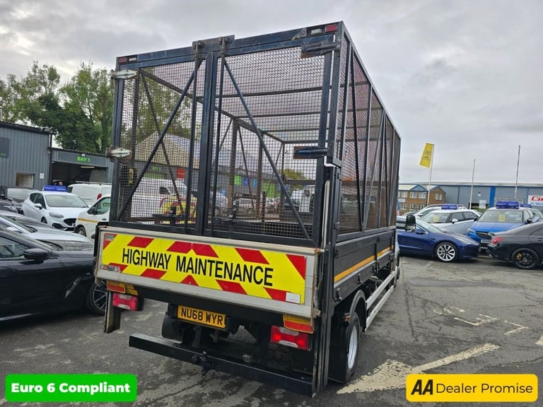 2019 Iveco Daily 3.0D HPI 65C caged Tipper in white, 45,000 miles, 1 owner, Euro 6 ULEZ, 6-s TIPP...
