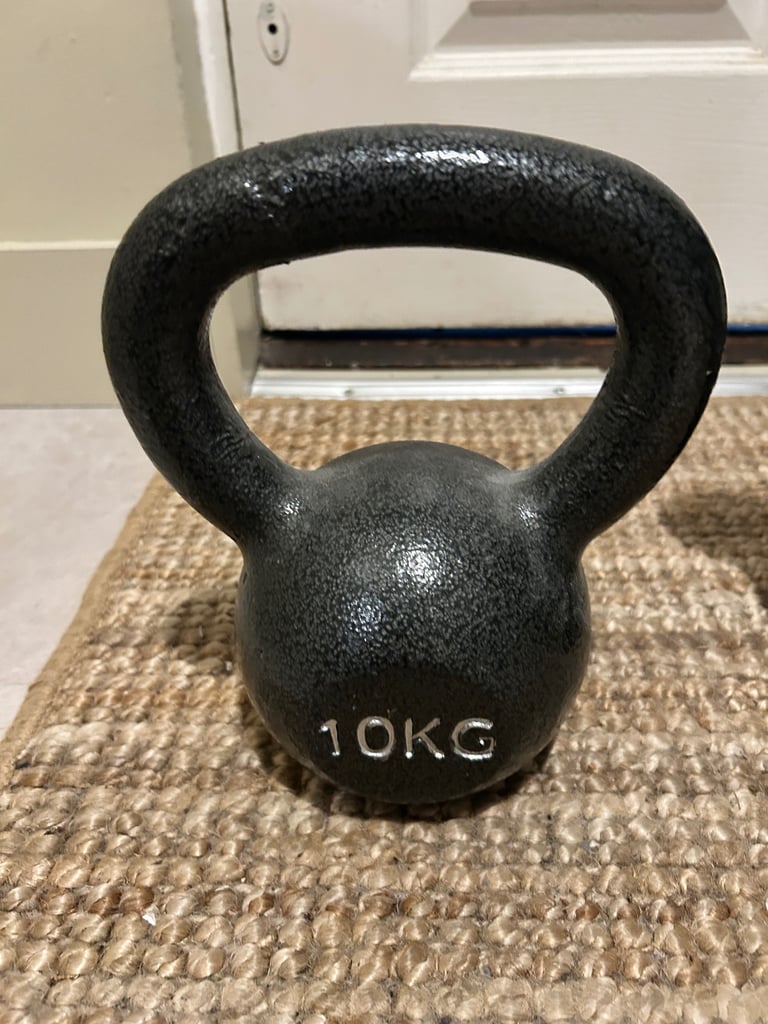 2x10kg + 1x16kg cast iron kettlebells