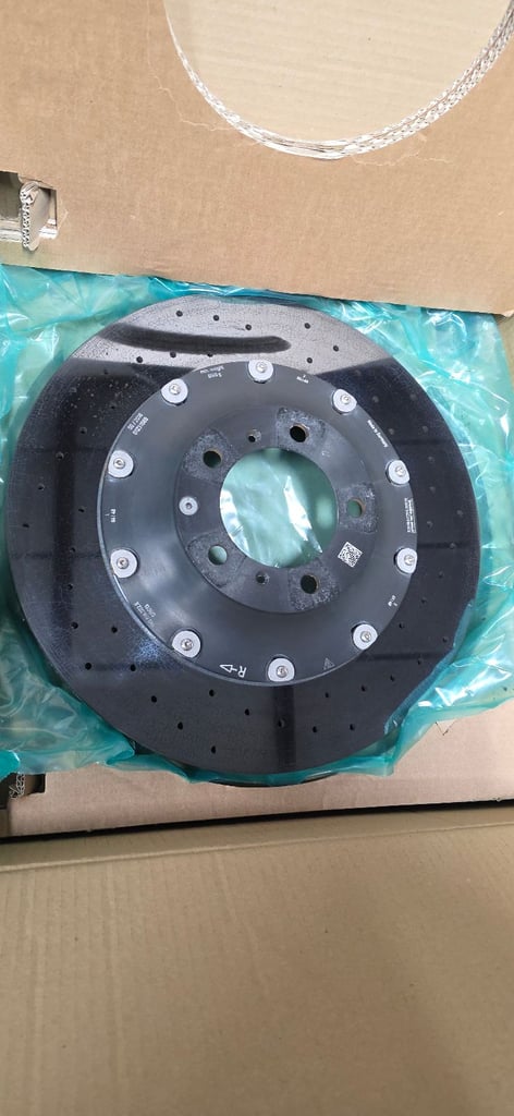 PORSCHE CAYENNE Panemera 9Y0615602E REAR RIGHT CARBON CERAMIC BRAKE DISC ROTOR