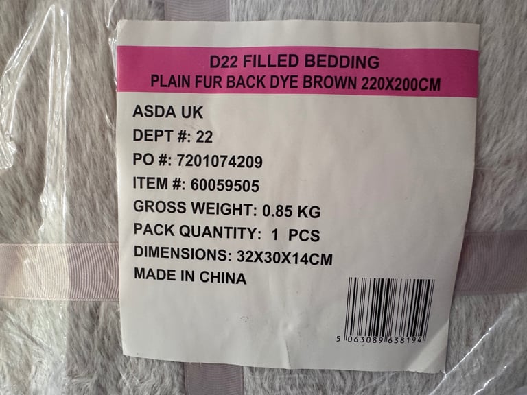 New King Size Soft Touch Blanket