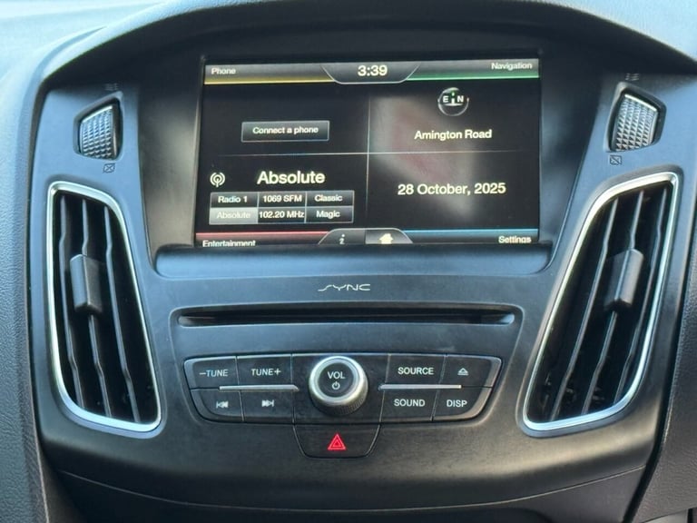 2016 Ford Focus 1.0 EcoBoost 125 Zetec 5dr Auto HATCHBACK PETROL Automatic