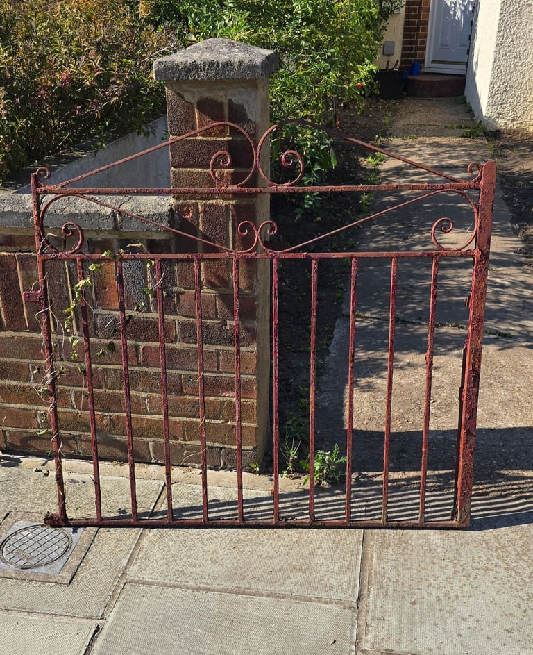 Wrought iron gate