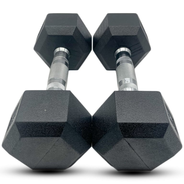 25KG Hex Dumbbell Pair - Weights Gym