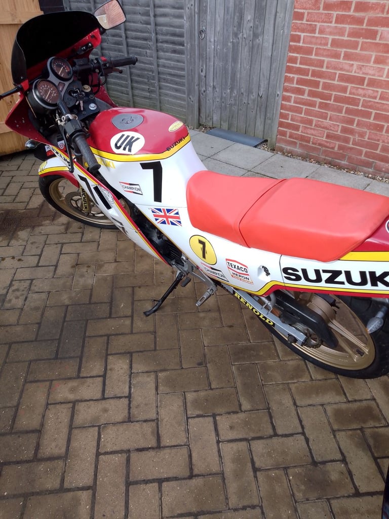 Suzuki, RG 125 gamma 1986 Barry sheen colours