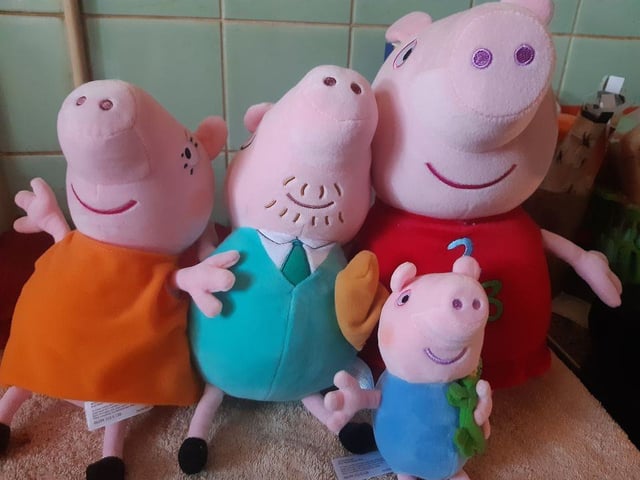 Peppa pig family teddies new arrivals