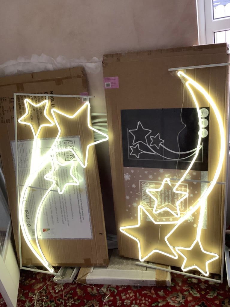 image for Outdoor Indoor Christmas Lights Shooting Star LED Neon