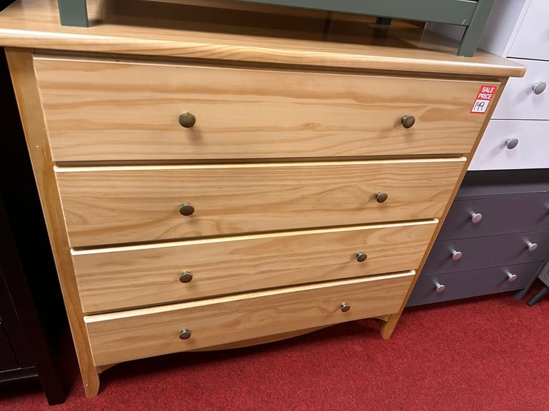 Margot 4 Drawer Chest - Pine