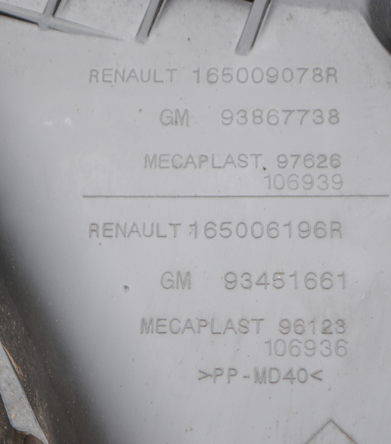 2017 VAUXHALL VIVARO RENAULT TRAFIC 1.6 CDTI AIR FILTER INTAKE BOX HOUSING 93867738