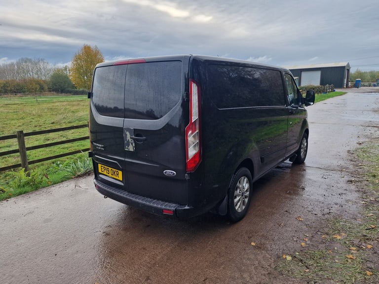 2019 Ford Transit Custom  Drives Perfect  8mMOT  Black  LTD Top Spec  Clean