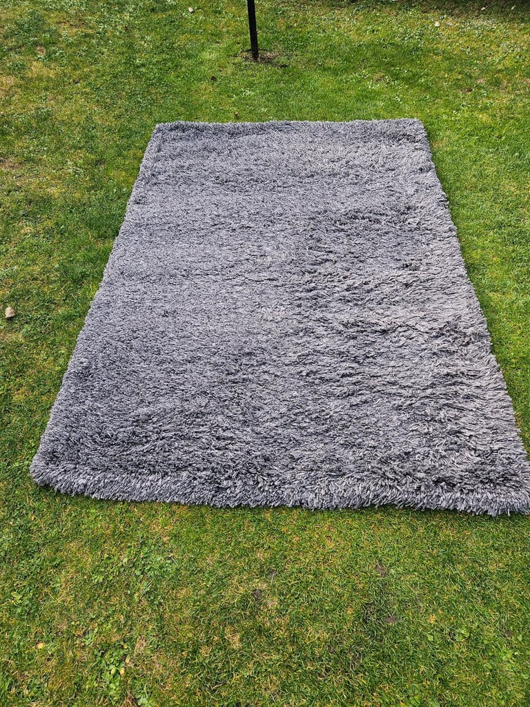 IKEA grey high pile rug / carpet £40