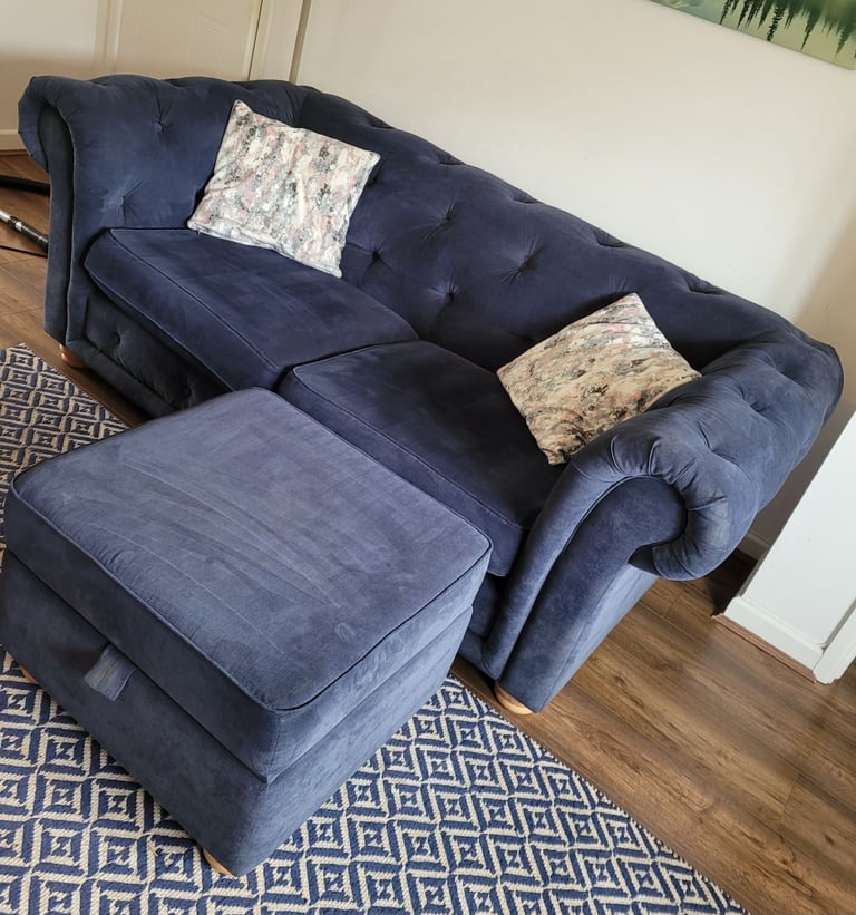 Sofa with stool with storage 